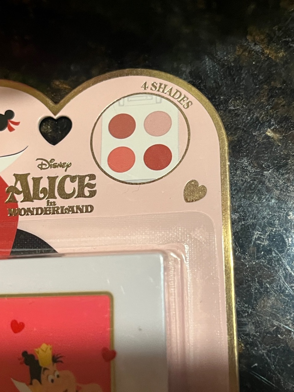 Disney parks Alice in wonderland Cheshire Cat mouse ears queen of hearts lip set - Picture 5 of 9